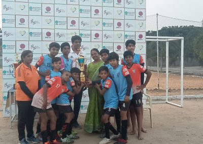 Galaxy Veterans champions of the tournament at Green Nest Sports Academy